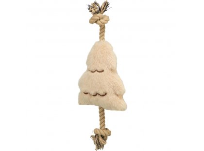 Фото 2 -  игрушки Trixie Christmas tree with Rope игрушка для собак РОЖДЕСТВЕНСКАЯ ЕЛЬ С КАНАТОМ (92006)