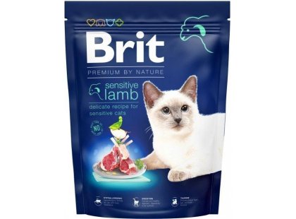 Фото - сухий корм Brit Premium Cat Sterilized Lamb сухий корм для стерилізованих кішок ЯГНЯ