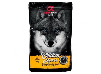Фото - Alpha Spirit Chicken Mousse беззерновий вологий корм для собак КУРКА вологий корм (консерви) Alpha Spirit Chicken Mousse беззерновий вологий корм для собак КУРКА