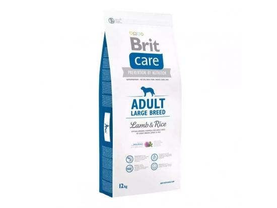 Фото - сухий корм Brit Care Adult Large Breed Lamb & Rice Корм для дорослих собак великих порід з ягнятком та рисом