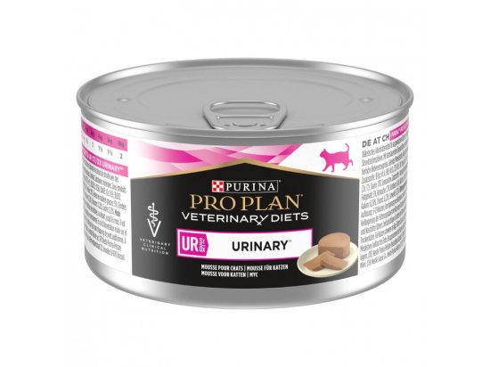 Фото - ветеринарные корма Purina Pro Plan (Пурина Про План) Veterinary Diets UR Urinary влажный лечебный корм для кошек для растворения струвитных камней, мусс