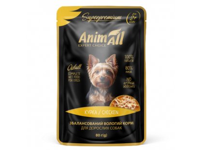 Фото - AnimAll Dog Chicken влажный корм для собак КУРИЦА влажный корм (консервы) AnimAll Dog Chicken влажный корм для собак КУРИЦА