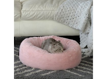 Фото 4 -  лежаки, матрасы, коврики и домики Pet Fashion SOFT лежак для собак и кошек, розовый