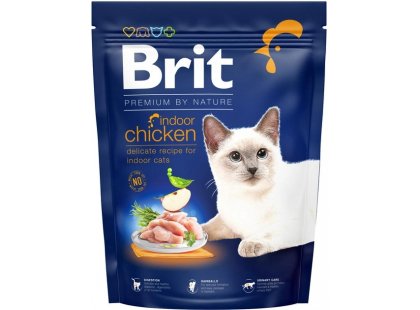 Фото - сухой корм Brit Premium Cat Indoor Chicken сухой корм для кошек, живущих в помещении КУРИЦА