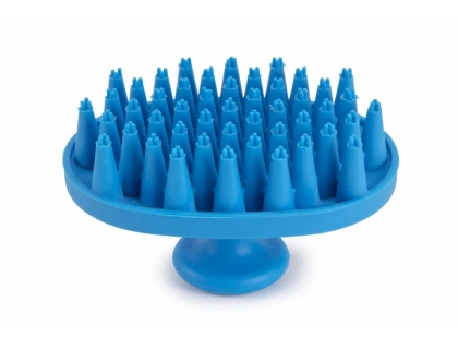 Фото - Dexas BRUSH BUSTER массажная щетка для собак, голубой расчески, щетки, грабли Dexas BRUSH BUSTER массажная щетка для собак, голубой