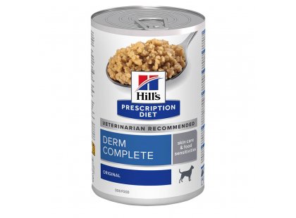 Фото - Hill's Prescription Diet Derm Complete Skin Care & Food Sensitivities влажный корм для собак при пищевой аллергии и атопическом дерматите ветеринарные корма Hill's Prescription Diet Derm Complete Skin Care & Food Sensitivities влажный корм для собак при пищевой аллергии и атопическом дерматите