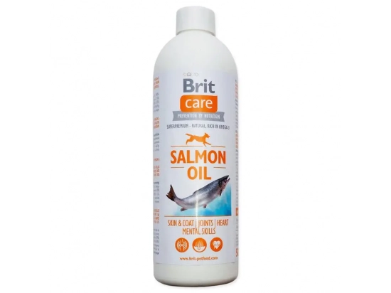 Фото - харчові добавки Brit Care Dog Salmon Oil масло лосося для собаки