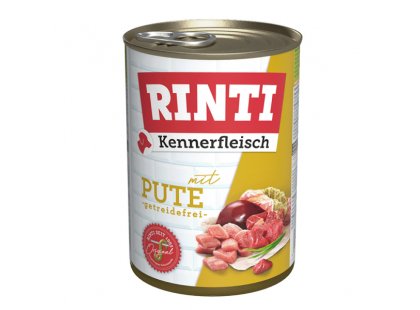 Фото - Rinti Kennerfleisch mit Pute беззерновий вологий корм для собак ІНДИЧКА вологий корм (консерви) Rinti Kennerfleisch mit Pute беззерновий вологий корм для собак ІНДИЧКА