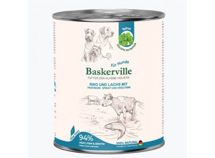 Фото 3 -  влажный корм (консервы) Baskerville Holistic ЛОСОСЬ И ГОВЯДИНА - консервы для собак
