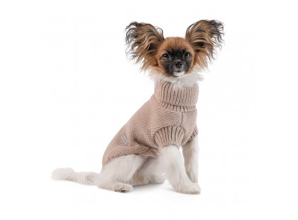 Фото 2 -  одежда Pet Fashion Sam свитер для собак, бежевый