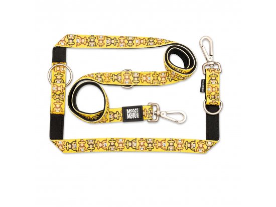 Фото - амуниция Max & Molly Urban Pets Multi-Function Leash многофункциональный поводок для собак Monkey Maniac