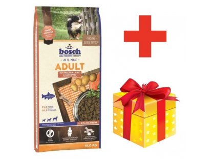 Фото - сухой корм BOSCH (Бош) HPC Adult Lachs & Kartoffel - Корм для взрослых собак С ЛОСОСЕМ И КАРТОФЕЛЕМ