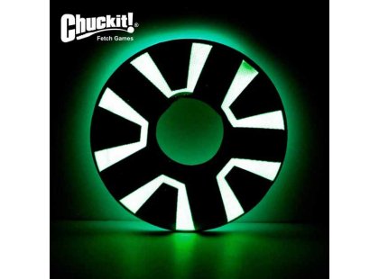 Фото 3 -  игрушки CHUCKIT Zipflight Max Glow игрушка для собак СВЕТЯЩИЙСЯ В ТЕМНОТЕ ЛЕТАЮЩИЙ ДИСК