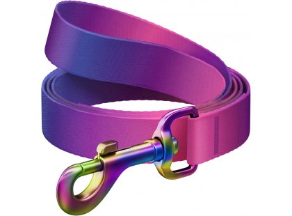 Фото - Collar WAUDOG Nylon Recycled градиент, поводок нейлоновый для собак, фиолетовый амуниция Collar WAUDOG Nylon Recycled градиент, поводок нейлоновый для собак, фиолетовый