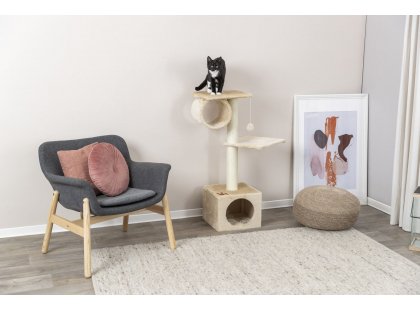 Фото 7 -  когтеточки, с домиками Trixie San Fernando - Когтеточка-домик для кошек, бежевый