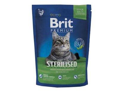 Фото - сухой корм Brit Premium Cat Sterilized Chicken & Chicken Liver сухой корм для кастрированных котов и стерилизованных кошек КУРИЦА и КУРИНАЯ ПЕЧЕНЬ