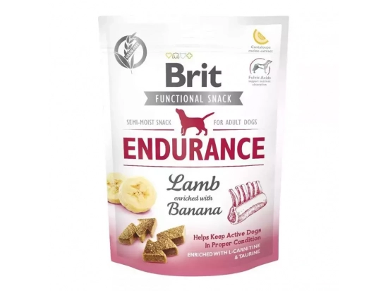 Фото - лакомства Brit Care Dog Snack Endurance Lamb & Banana лакомство для активных собак ЯГНЕНОК и БАНАН