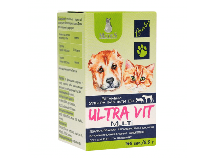 Фото - Modes Ultra Multi Vit вітамінно-мінеральний комплекс для кошенят і цуценят вітаміни та мінерали Modes Ultra Multi Vit вітамінно-мінеральний комплекс для кошенят і цуценят