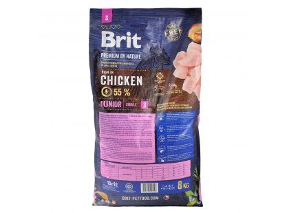 Фото 8 -  сухий корм Brit Premium Junior Small S Chicken сухий корм для цуценят та молодих собак дрібних порід КУРКА