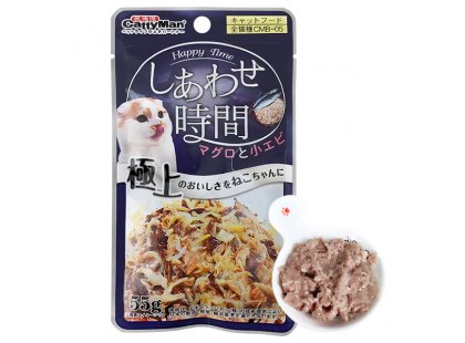 Фото - CattyMan Tuna Bonito Shrimps вологий корм для котів, шматочки в желе ТУНЕЦЬ, МАКРЕЛЬ, КРЕВЕТКИ вологий корм (консерви) CattyMan Tuna Bonito Shrimps вологий корм для котів, шматочки в желе ТУНЕЦЬ, МАКРЕЛЬ, КРЕВЕТКИ