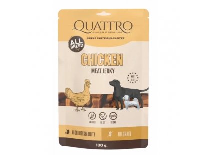 Фото - Quattro Meat Chicken ласощі для собак, джерки КУРКА ласощі Quattro Meat Chicken ласощі для собак, джерки КУРКА