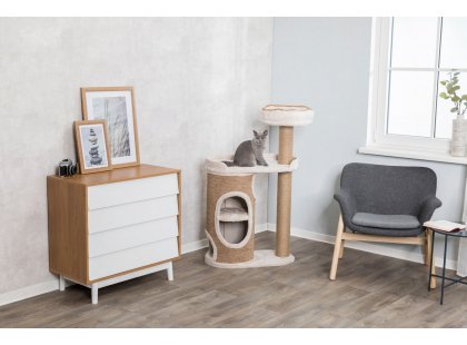 Фото 3 -  дряпалки, з будиночками Trixie FALCO (ФАЛКО) будиночок- дряпалка для котів (44416)