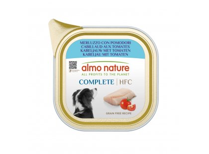 Фото - Almo Nature HFC COMPLETE COD WITH TOMATOES консервы для собак ТРЕСКА И ТОМАТЫ влажный корм (консервы) Almo Nature HFC COMPLETE COD WITH TOMATOES консервы для собак ТРЕСКА И ТОМАТЫ