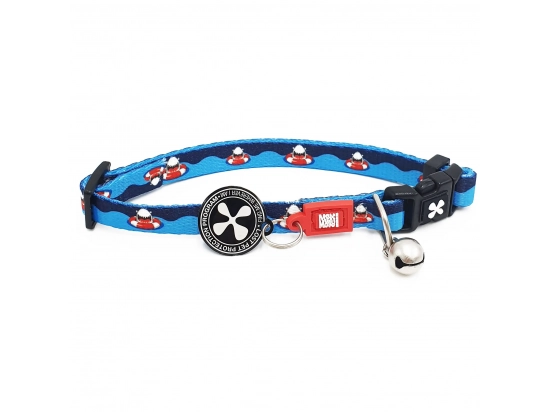 Фото - шлейки, нашийники Max & Molly Urban Pets Smart ID Cat Collar нашийник для кішок Frenzy the Shark