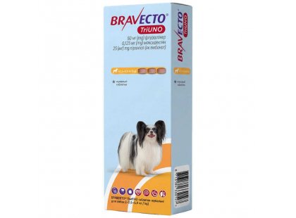 Фото 3 -  от блох и клещей Bravecto (Бравекто) TRIUNO жевательные таблетки от блох, клещей и гельминтов для собак