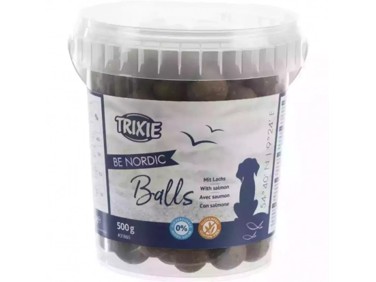 Фото - лакомства Trixie BE NORDIC BALLS беззерновое лакомство для собак С ЛОСОСЕМ (31865)