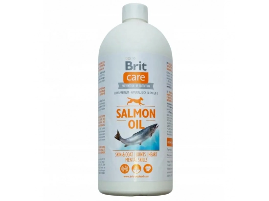 Фото - пищевые добавки Brit Care Dog Salmon Oil масло лосося для собак