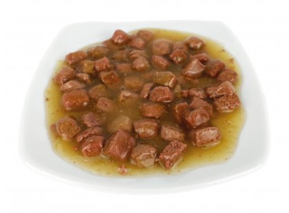 Фото 2 -  вологий корм (консерви) Almo Nature Daily CHICKEN & BEEF консерви для котів КУРКА ТА ЯЛОВИЧИНА