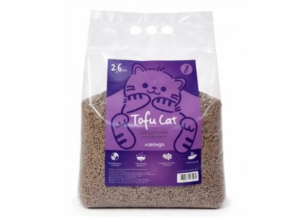 Фото - Tofu Cat Соевый наполнитель для кошачьего туалета ЛАВАНДА наполнители Tofu Cat Соевый наполнитель для кошачьего туалета ЛАВАНДА