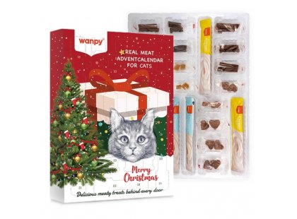 Фото - Wanpy Advent Calendar For Cats адвент-календарь с лакомствами для кошек лакомства Wanpy Advent Calendar For Cats адвент-календарь с лакомствами для кошек