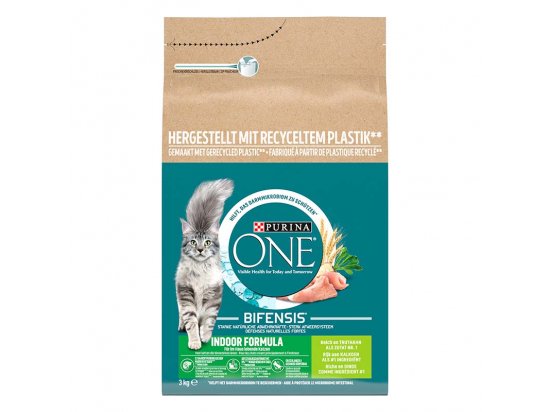 Фото - сухой корм Purina One (Пурина Ван) Indoor Bifensis корм для кошек, живущих в помещении ИНДЕЙКА