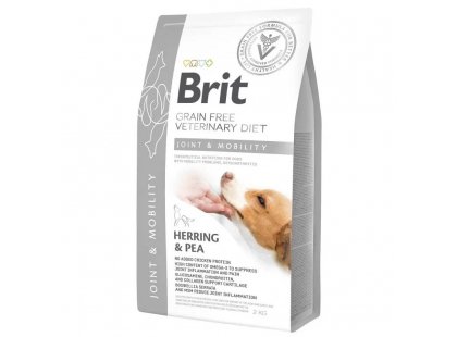 Фото - ветеринарные корма Brit Veterinary Diet Dog Grain Free Joint & Mobility Herring & Pea беззерновой сухой корм для собак при заболеваниях суставов СЕЛЬДЬ и ГОРОХ