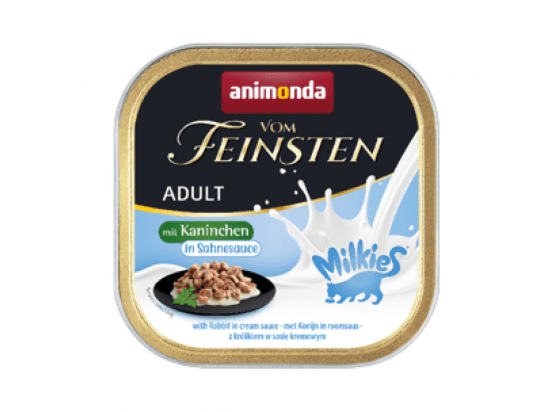 Фото - Animonda (Анимонда) Vom Feinsten Adult Rabbit in Cream sauce влажный корм для кошек КРОЛИК В СЛИВОЧНОМ СОУСЕ влажный корм (консервы) Animonda (Анимонда) Vom Feinsten Adult Rabbit in Cream sauce влажный корм для кошек КРОЛИК В СЛИВОЧНОМ СОУСЕ