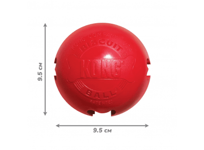 Фото 2 -  іграшки Kong Biscuit Ball іграшка для собак для ласощів М'ЯЧ