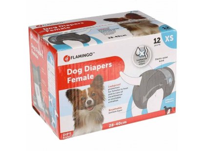 Фото - Flamingo Dog Diapers Female одноразовые подгузники для собак (сук) підгузки та трусики Flamingo Dog Diapers Female одноразовые подгузники для собак (сук)