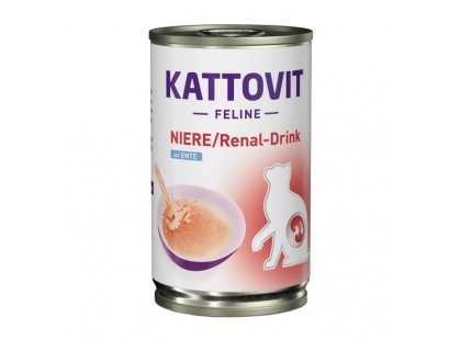 Фото - Kattovit Veterinary Niere Renal Drink лікувальний напій для котів із захворюваннями нирок КАЧКА ветеринарні корми Kattovit Veterinary Niere Renal Drink лікувальний напій для котів із захворюваннями нирок КАЧКА