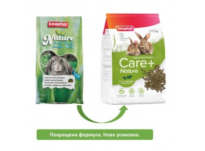 Фото 2 -  корм для грызунов Beaphar Care Nature Rabbit беззерновой корм с тимофеевкой для кроликов