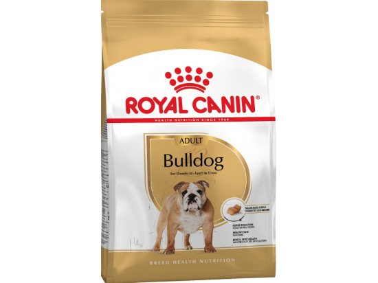 Фото - сухий корм Royal Canin BULLDOG ADULT (АНГЛІЙСЬКИЙ БУЛЬДОГ ЕДАЛТ) корм для собак від 12 місяців