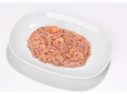 Фото 2 -  вологий корм (консерви) Almo Nature HFC NATURAL TUNA & SHRIMP консерви для кішок ТУНЕЦЬ І КРЕВЕТКИ