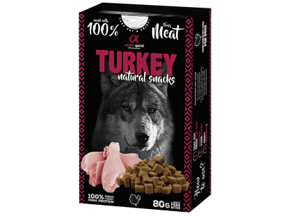 Фото - Alpha Spirit Natural Snacks Turkey лакомство для собак ИНДЕЙКА лакомства Alpha Spirit Natural Snacks Turkey лакомство для собак ИНДЕЙКА