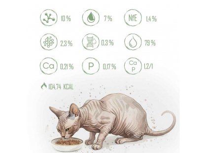 Фото 4 -  влажный корм (консервы) Baskerville Holistic Sensitive консервы для пожилых кошек с чувствительным пищеварением КОНИНА