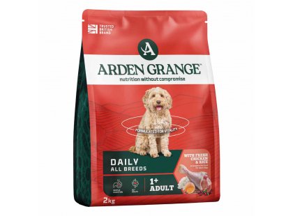 Фото - Arden Grange (Арден Грендж) Adult Chicken & Rice - сухой корм для собак (c курицей и рисом) сухой корм Arden Grange (Арден Грендж) Adult Chicken & Rice - сухой корм для собак (c курицей и рисом)
