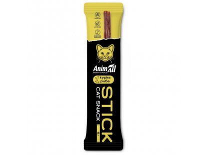 Фото - AnimAll Stick лакомство для кошек КУРИЦА и РЫБА лакомства AnimAll Stick лакомство для кошек КУРИЦА и РЫБА