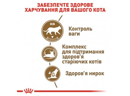 Фото - сухий корм Royal Canin AGEING STERILISED 12+ (СТЕРИЛІЗЕД 12+) корм для кішок старше 12 років