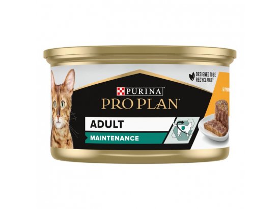 Фото - влажный корм (консервы) Purina Pro Plan (Пурина Про План) Adult Maintenance Chicken влажный корм для кошек, кусочки в паштете КУРИЦА