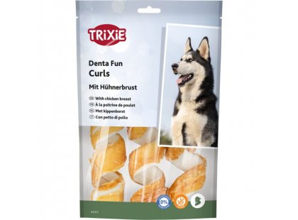 Фото - Trixie Denta Fun Curls лакомство для собак КУРИЦА лакомства Trixie Denta Fun Curls лакомство для собак КУРИЦА